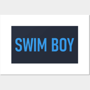 Swim Boy - Cool Swimming Posters and Art